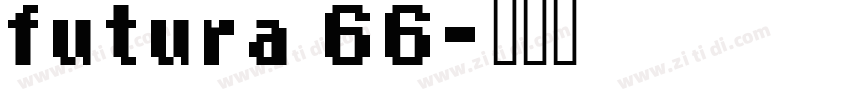 futura 66字体转换